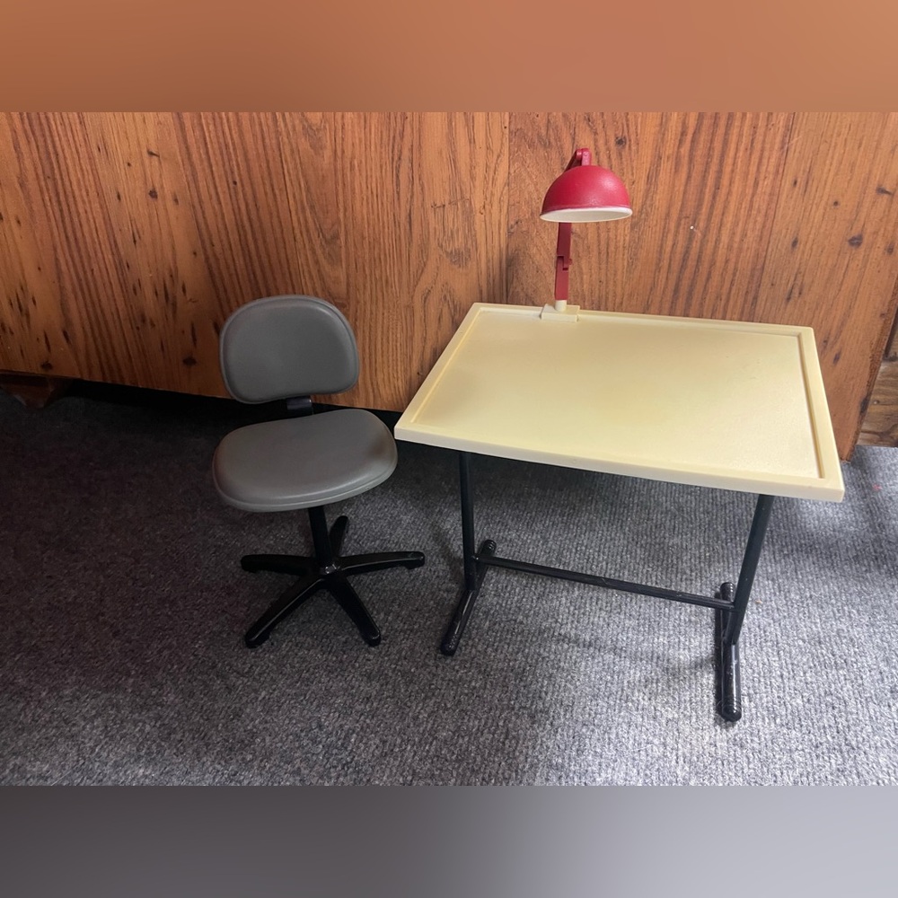 American Girl Doll-Sized Drafting Table & Chair